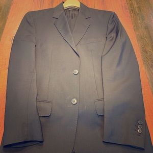 Black Club Monaco Men’s Wool Suit 38R/Medium